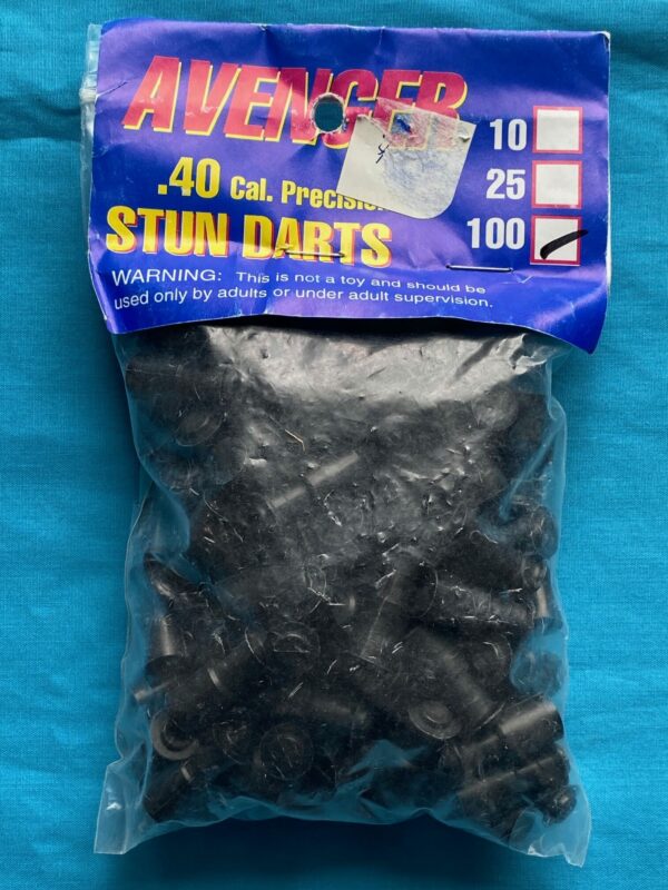 100 Pack - Blow Gun - Darts, Stun .40 Cal - 100 Pack Black