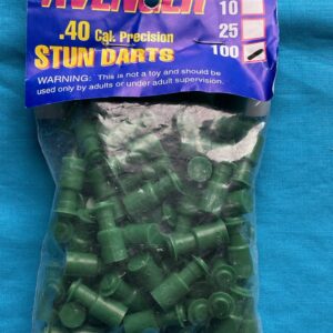 100 Pack - Blow Gun - Darts, Stun .40 Cal - 100 Pack Green