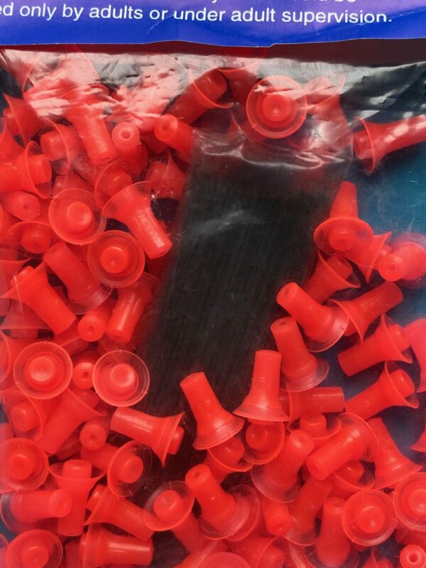 100 Pack - Blow Gun Target Darts - .40 Cal - 100 Pack Red - Image 3