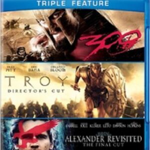 Triple Feature: 300, Troy, & Alexander Revisited (Blu-Ray discs)