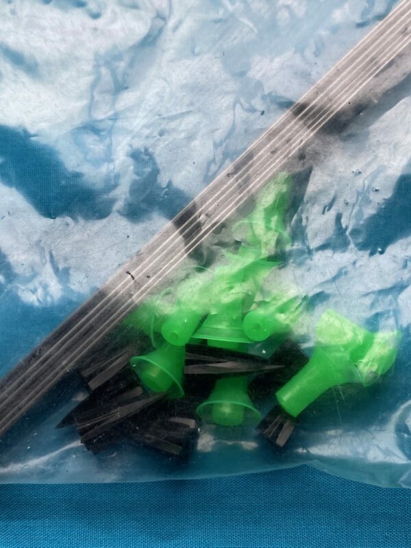 Blow Gun - Darts, Broadhead .40 Cal - 10 Pack Light Green - Image 2