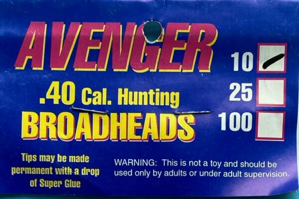 Blow Gun - Darts, Broadhead .40 Cal - 10 Pack Light Green - Image 4