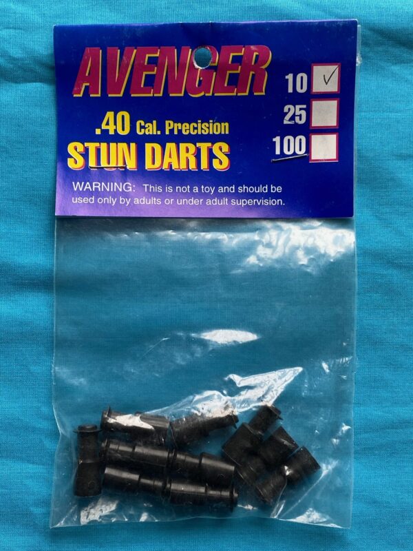 Blow Gun - Darts, Stun .40 Cal - 10 Pack Black