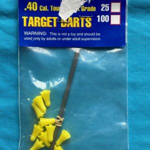 Blow Gun - Target Darts, .40 Cal - 10 Pack Yellow