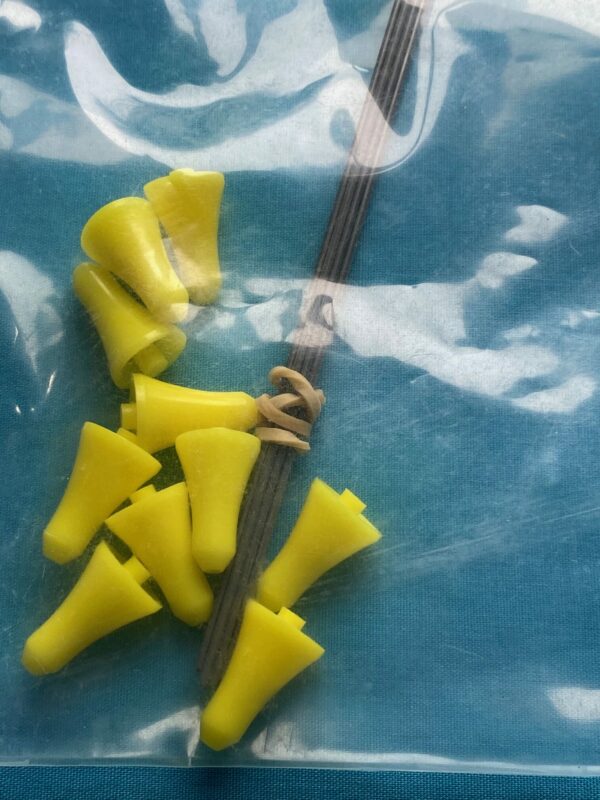 Blow Gun - Target Darts, .40 Cal - 10 Pack Yellow - Image 3
