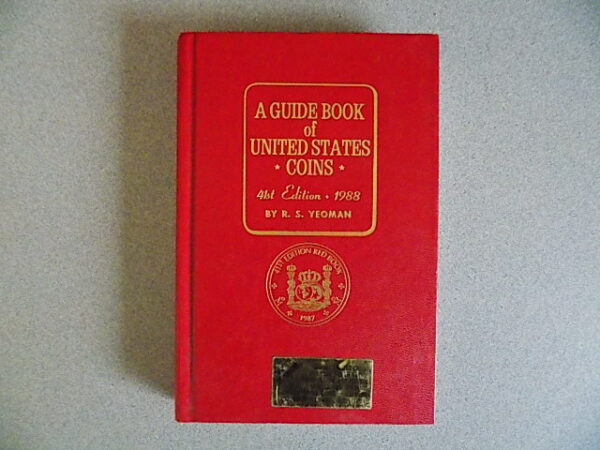 A Guide Book of United States Coins 41st Ed RS Yeoman Red Book 1988