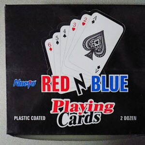 Red N Blue Playing Cards - Plastic Coated Poker Cards (New)