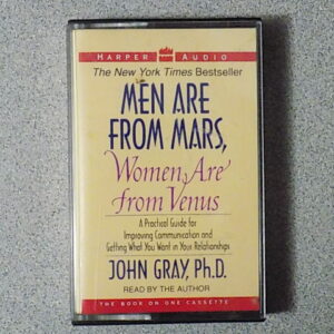 Men Are From Mars Women Are From Venus by John Gray Book on Cassette Tape (With MP3)