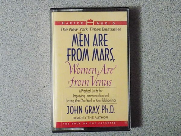 Men Are From Mars Women Are From Venus by John Gray Book on Cassette Tape (With MP3)