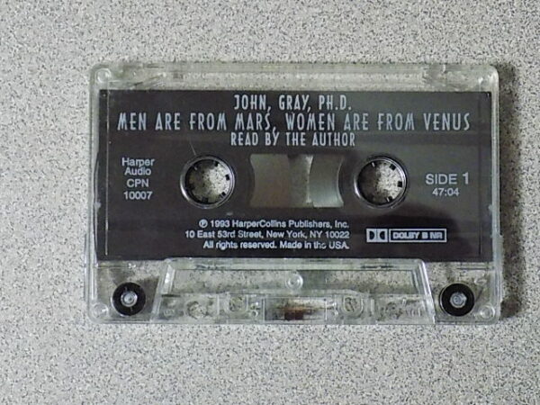 Men Are From Mars Women Are From Venus by John Gray Book on Cassette Tape (With MP3) - Image 3