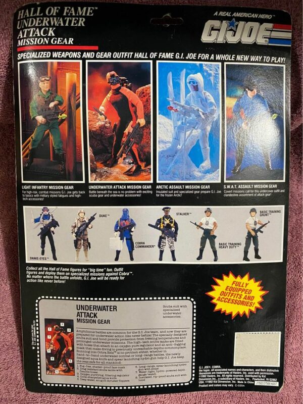 GI Joe Underwater Attack Mission Gear Hall of Fame 12” - Image 3