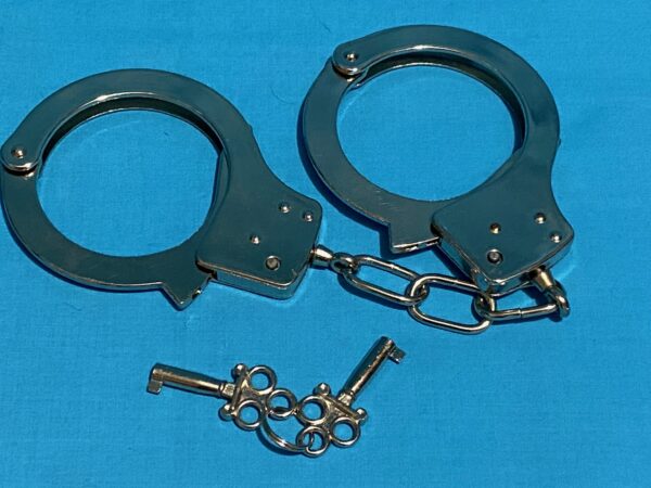 Hand Cuffs - Nickel Finish - Image 7