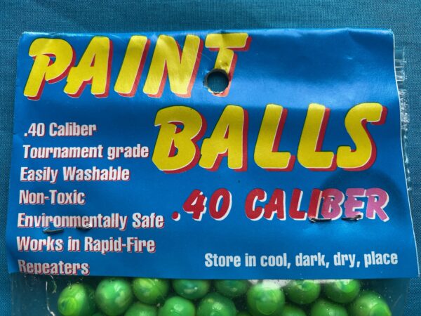 100 pack – .40 cal Paintballs for Blowguns or Slingshots – Green - Image 2