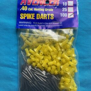 100 pack - .40 cal Spike Blowgun Hunting Darts - Yellow
