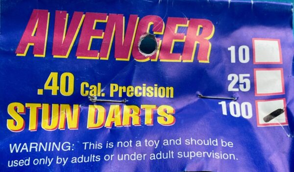 100 Pack - Blow Gun - Darts, Stun .40 Cal - 100 Pack Black - Image 2