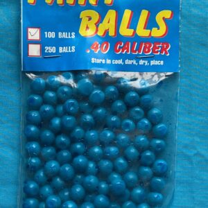 100 pack – .40 cal Paintballs for Blowguns or Slingshots – Blue