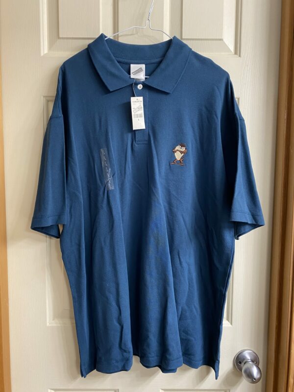Vintage Warner Bros Studio Polo Shirt - Tasmanian Devil - Image 2