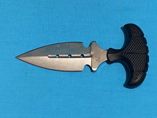 Boot Knife - Silver Blade Dagger with Black Handle - Image 9