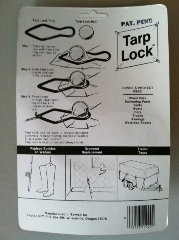 Tarp Lock - Tarpaulin Fastener Set - Image 3