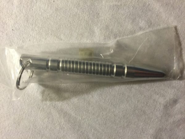 Kubaton Self Defense Key Ring, Silver - Image 2