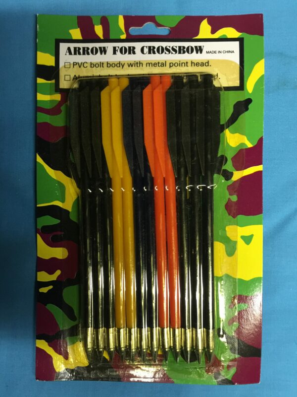 Mini Crossbow Pistol Bolts - Package of 12 (New)