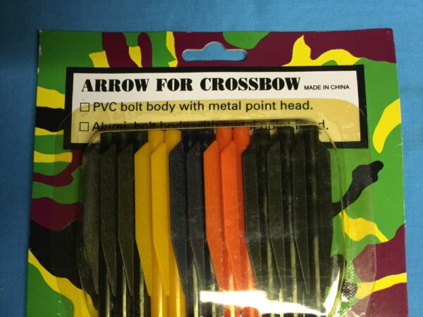 Mini Crossbow Pistol Bolts - Package of 12 (New) - Image 3
