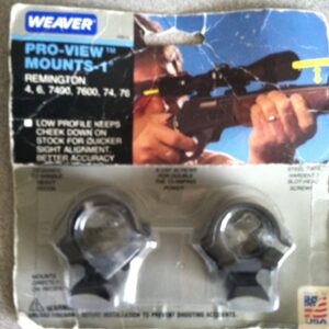 Weaver Pro-View Mounts Scope Rings #49814