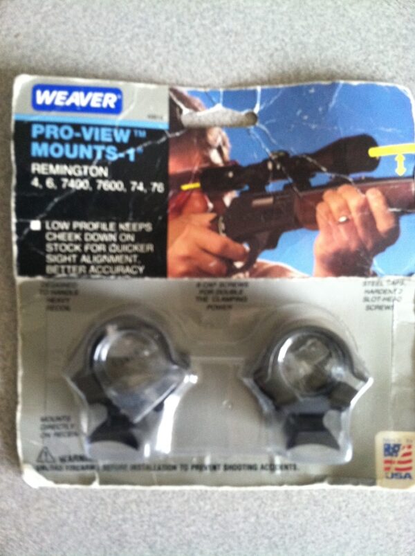 Weaver Pro-View Mounts Scope Rings #49814