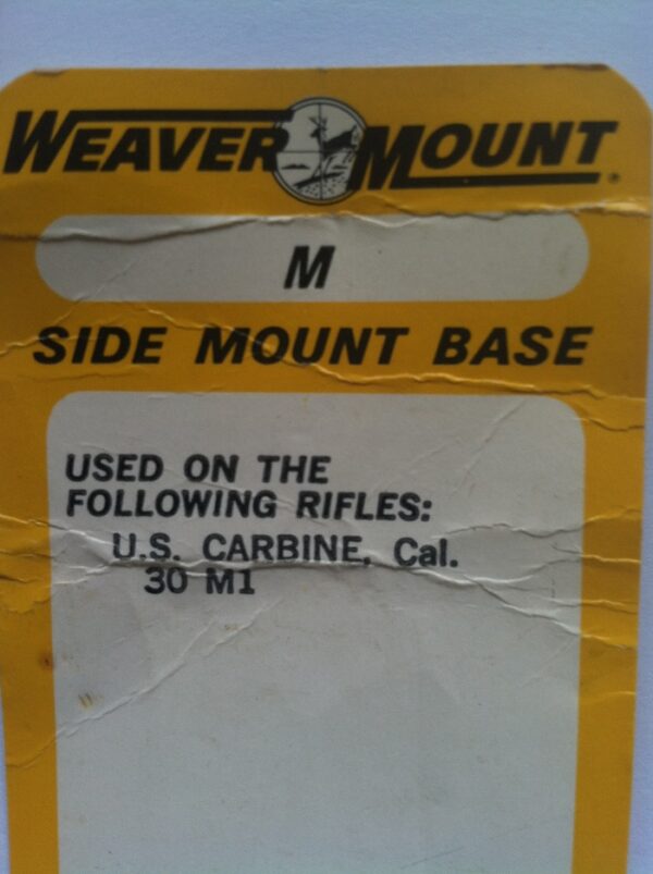 Weaver Mount, Side Mount Base M - Image 3