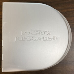 Matrix Reloaded Promotional Metal Blu Ray DVD Case Booklet Rare