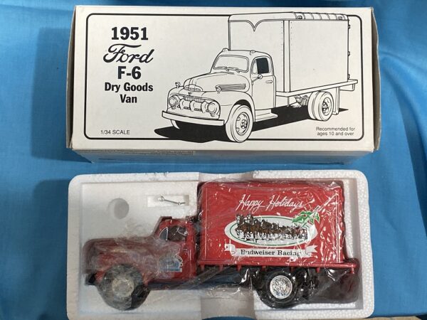 RARE - 1st Gear Hallco Custom Bank Proud American Racing 1951 Ford DVG HP 9401 die cast - Image 7