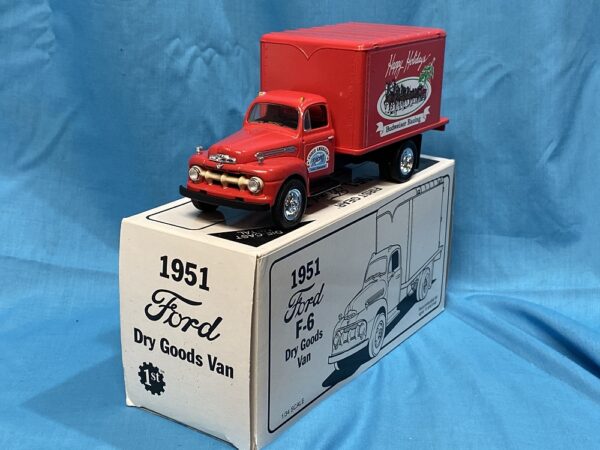 RARE - 1st Gear Hallco Custom Bank Proud American Racing 1951 Ford DVG HP 9401 die cast