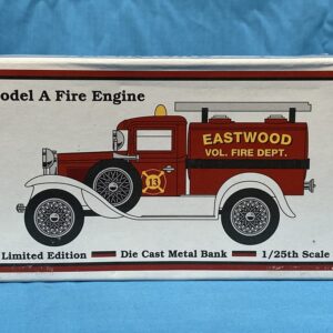 Eastwood Company Model A Ford Fire Engine Stock #116600 1:25 Scale Limited Edition Bank