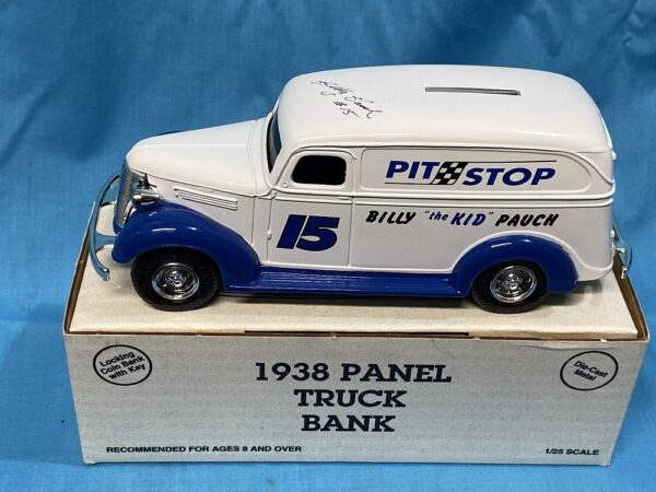 ERTL PIT STOP #15 BILLY THE KID 1938 CHEVY PANEL STOCK #4869 - Image 4