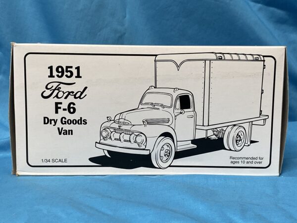 First Gear 1951 Ford F-6 Dry Goods Van “I love Stock Car Racing” 1/34 28-1120 - Image 9