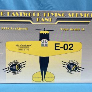 Air Eastwood Flying Bank Vega Model 5C Die Cast 1932 Lockheed