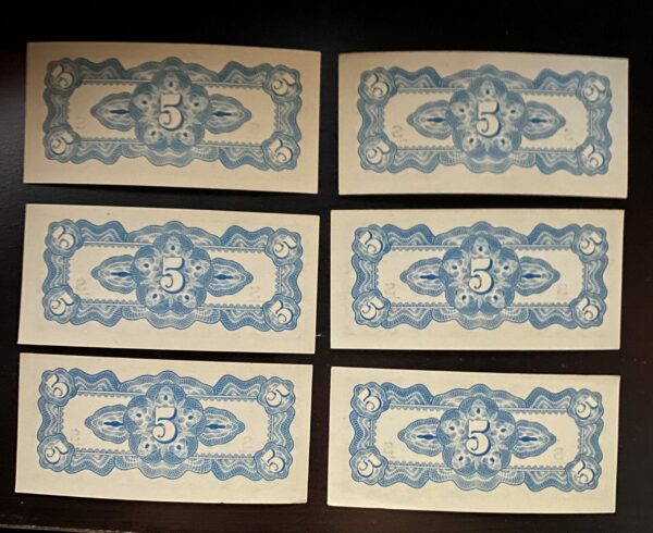 De Japansche Regeering VIJF Cent Japanese Government WWII 5 Cent - Image 3