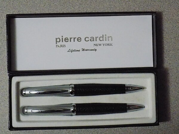 Pierre Cardin Pen & Pencil Set - Black/Silver - Image 3