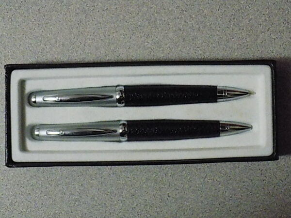 Pierre Cardin Pen & Pencil Set - Black/Silver - Image 4