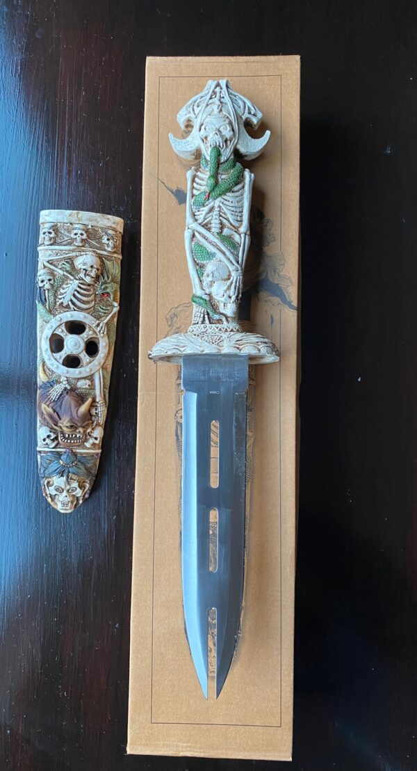 Pirate Knife - Unique Design 17" with Scabbard - Image 6