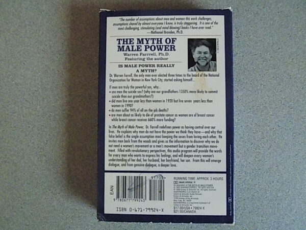 The Myth of Male Power by Warren Farrell (1993, 2 Cassettes)(With MP3 also) - Image 3