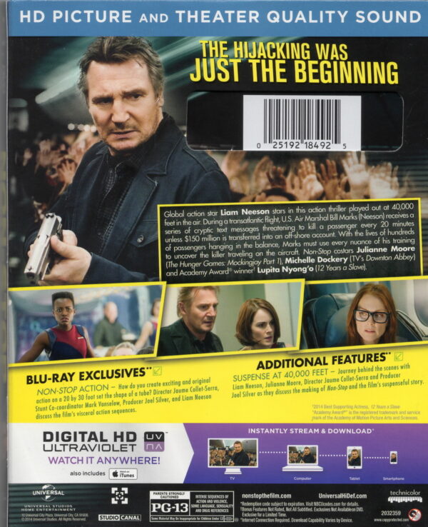 Non-Stop Blu-ray & DVD with Liam Neeson - Image 3