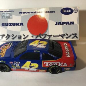 1996 Action 1:24 Diecast NASCAR Robby Gordon Tonka Hasbro Pontiac Bank #42